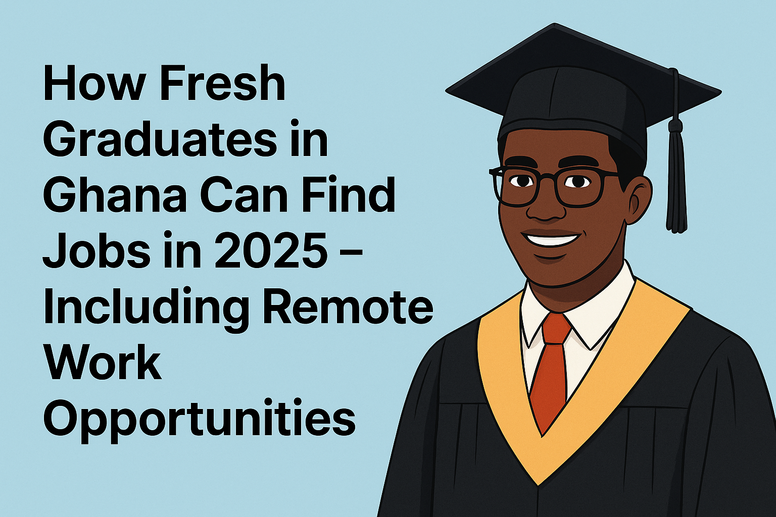 How Fresh Graduates in Ghana Can Find Jobs in 2025 – Including Remote Work Opportunities