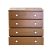 CHEST OF 4 DRAWERS Brown