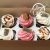 6 assorted cupcakes